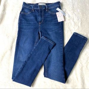 Free people dark blue jeans size 26